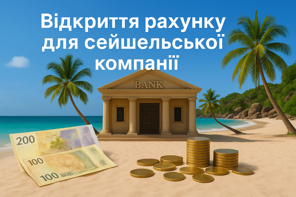 Відкриття рахунку для сейшельської компанії