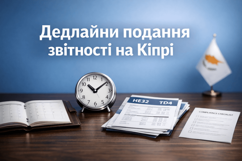 Строки подання звітності на Кіпрі